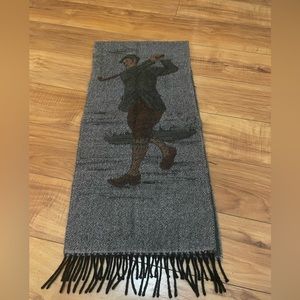 EUC Vintage Golfer Scarf